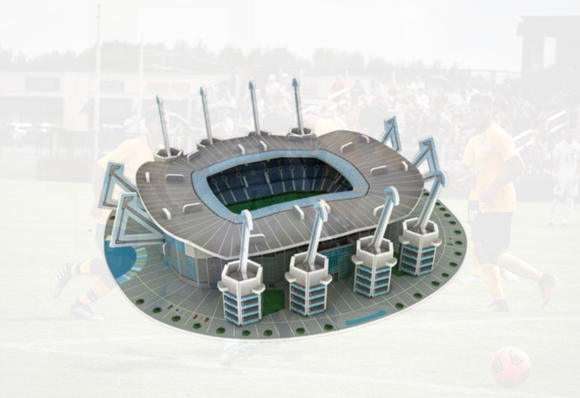 Puzzle 3D Stade de Foot  Etihad Manchester City – Un bout d'enfance